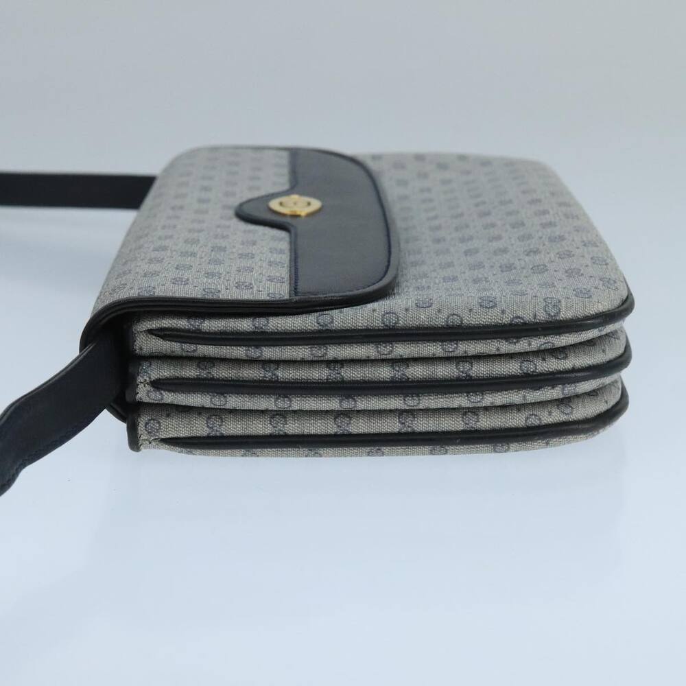 GUCCI Micro GG Supreme Shoulder Bag Pvc Navy Gold - Picture 5 of 13